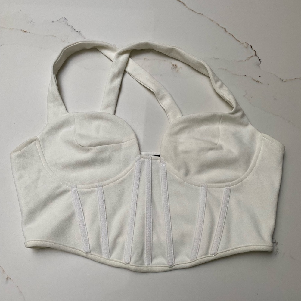 White Corset Top